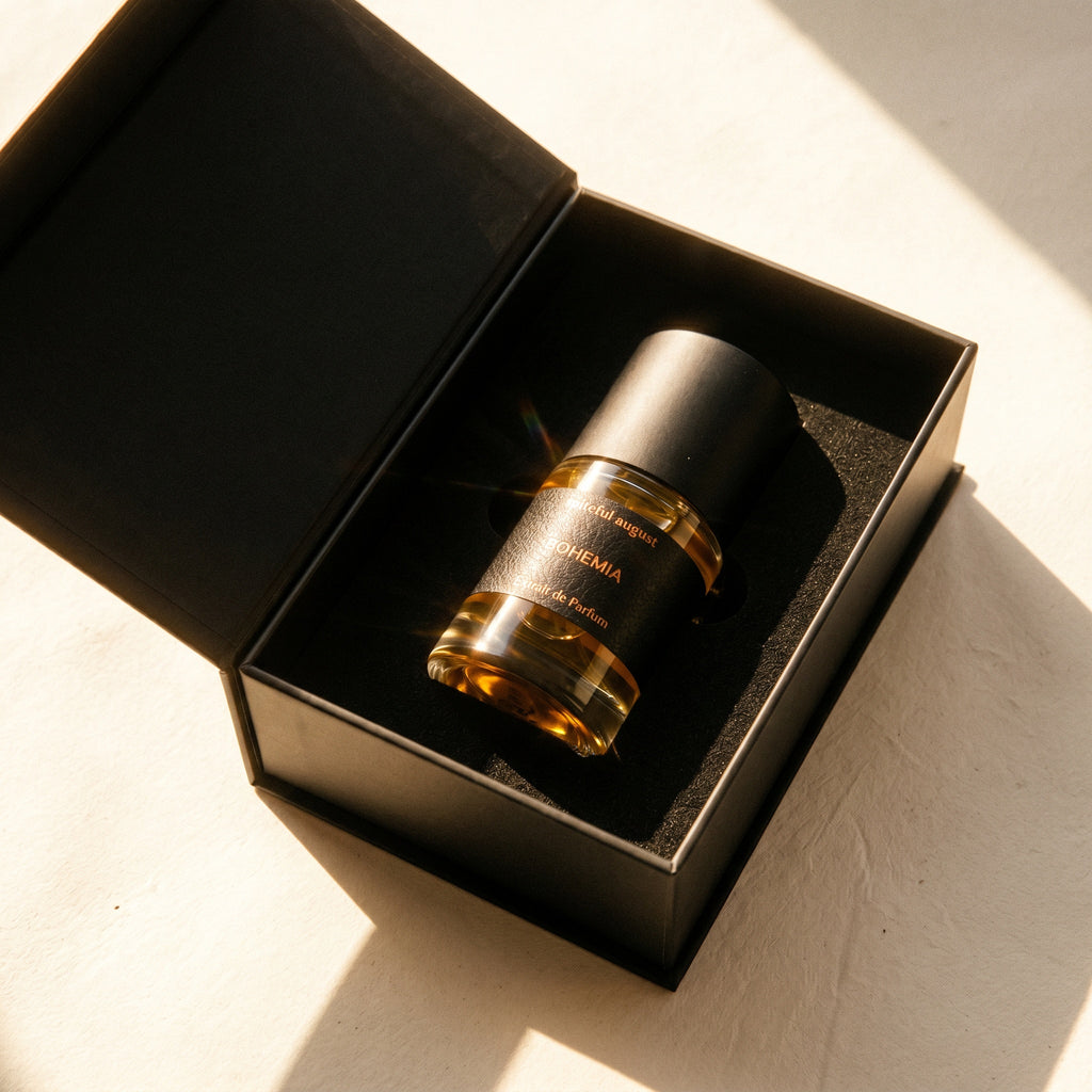 BOHEMIA box open, bottle inside
